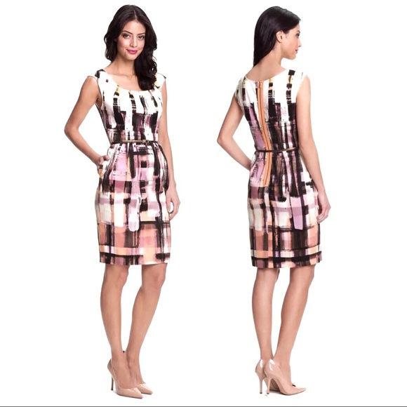 Maggy London Dresses & Skirts - Maggy London NEW Dress Plaid Sheath 8 petite